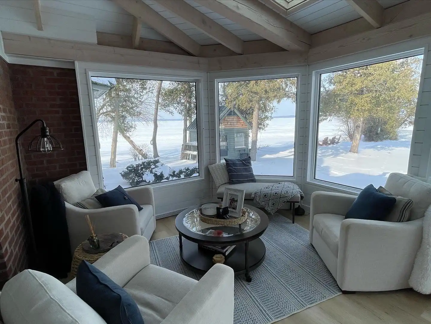 A custom home addition built by Custom Home Works