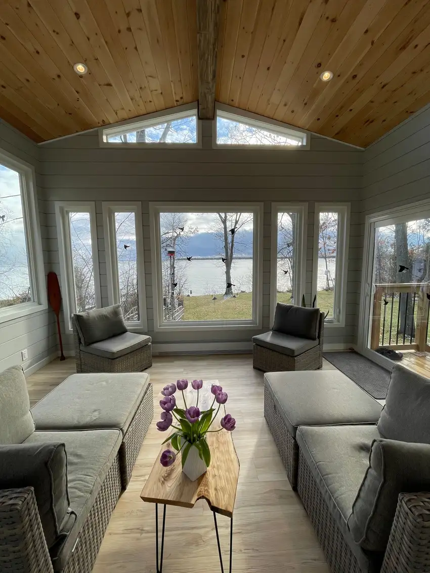 Custom Home Works project photo 19 — deck, cabana and renovation work in Simcoe County