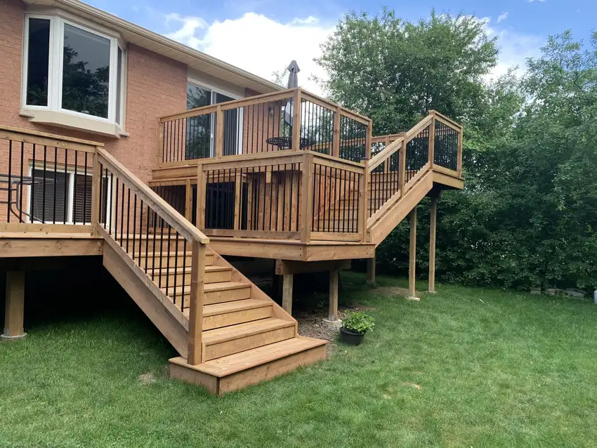 Custom Home Works project photo 22 — deck, cabana and renovation work in Simcoe County