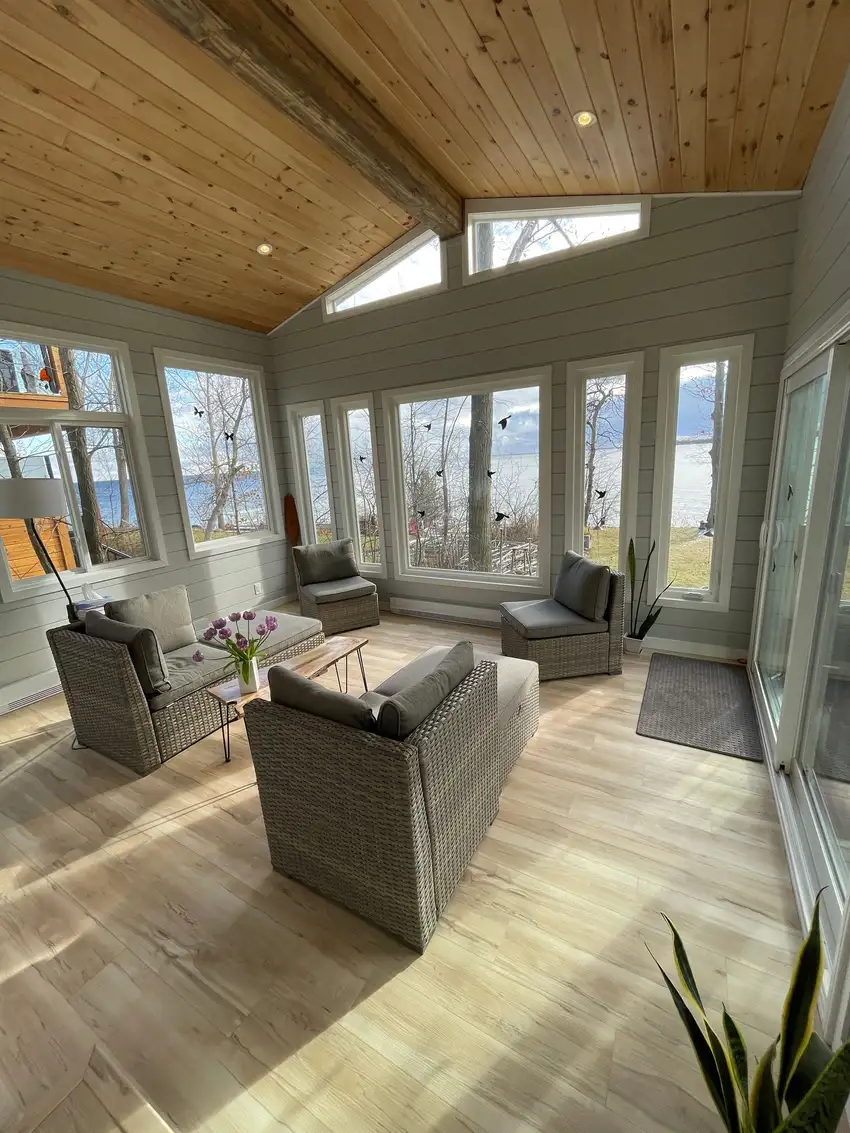 Custom Home Works project photo 28 — deck, cabana and renovation work in Simcoe County
