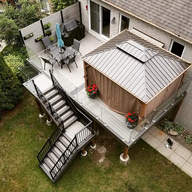 Custom Home Works project photo 39 — deck, cabana and renovation work in Simcoe County